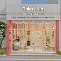 Thiết kế spa phun thêu Thiên Kim – Bình Dương